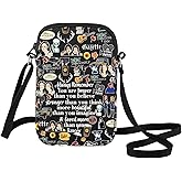 G2TUP Luke's Crossbody Bag Lorelai & Rory Fan Gift You Are Braver Stronger Smarter Than You Think Stars Hollow Shoulder Bag