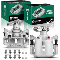 AutoShack Front Brake Calipers Set – Pair With Brackets For Pontiac G6, Saturn Sky, Chevrolet Malibu (2007-2009)