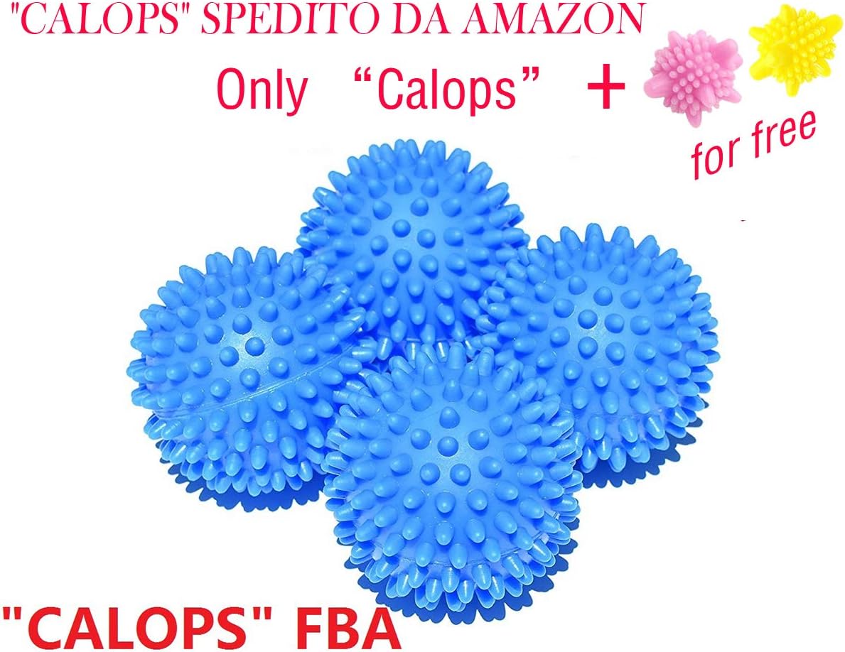 Tumble Dryer Balls - Clothes will Come out Soft, Fluffy, Fewer Wrinkles and Less Static Cling. A Natural and Better Alternative to Fabric Softener.(Set of 4)