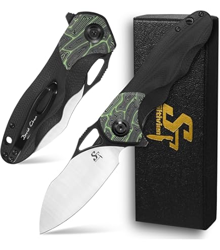 Amazon.com : Sitivien ST157 Pocket Folding Knife,Sandvik