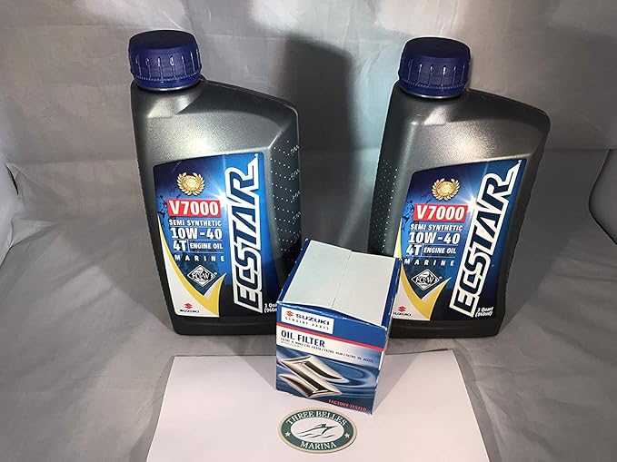 Kit Suzuki Oil Change for DF50 with 4 Quarts of Oil and