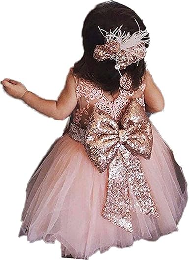 rose gold flower girl dress amazon