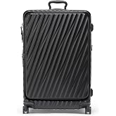 TUMI 19 Degree Front Access Large Expandable Checked Packing Case, Black | 4-Wheeled Hard Shell Luggage, Travel Accessories, Front Lid Access, 4 Spinner Wheels, Recycled Polycarbonate, TSA Lock