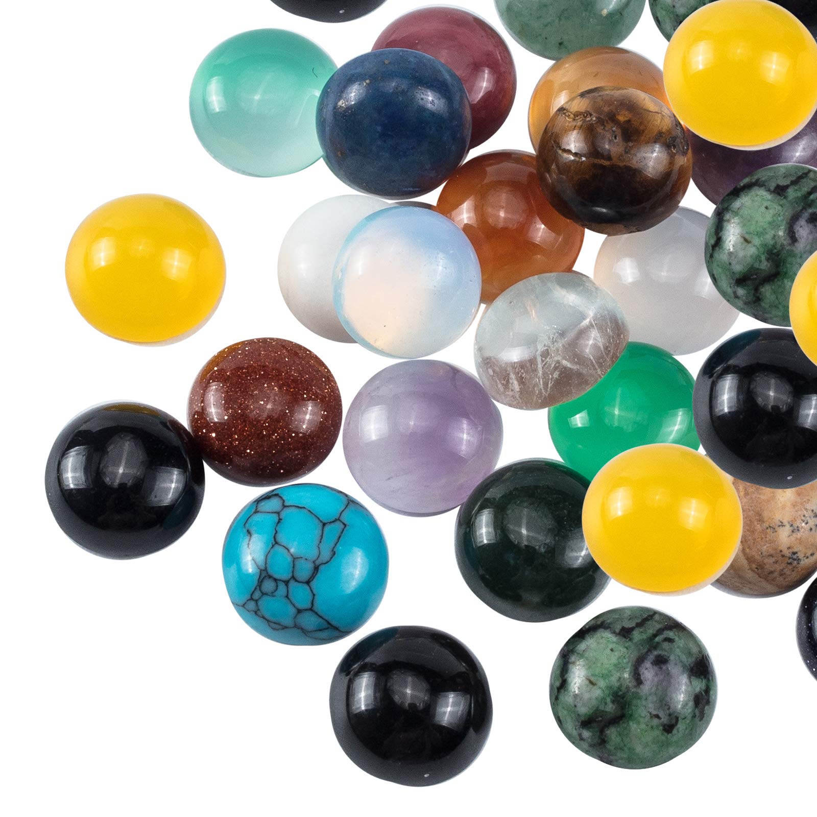 PandaHall Edelstein Cabochons Natursynthetik Perlen