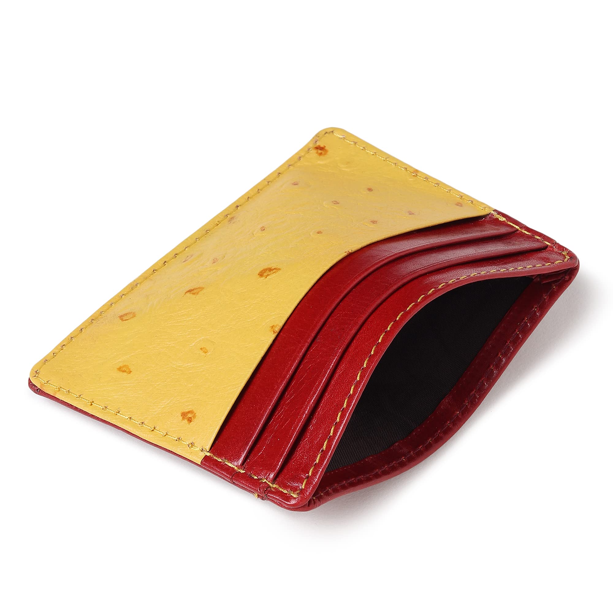 Genuine Leather Credit Card Holder Wallet for Women Men, RFID Blocking Minimalist Card Holder Men, Small Wallet, Men Card Holder Wallets, Thin Front Pocket Card Wallet, Slim Card Case