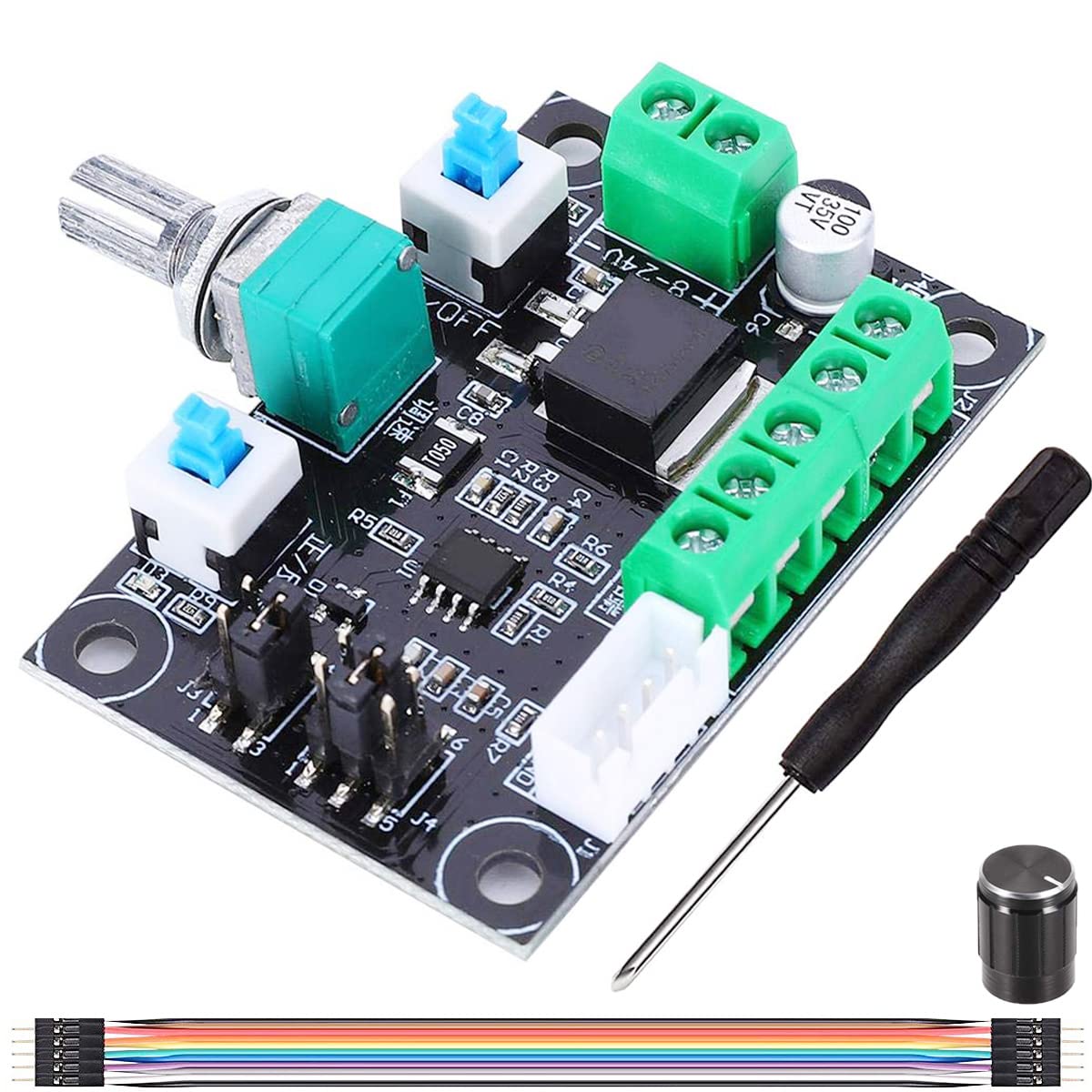 Youmile Stepping Motor Drive Controller module Board Adjusting Speed Regulator PWM Pulse Signal Generator Module,with screwdriver Cable