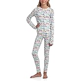 Eddie Bauer Kids Thermal Underwear Set - 2 Piece Performance Base Layer Shirt and Thermal Pants for Boys and Girls (5-12)