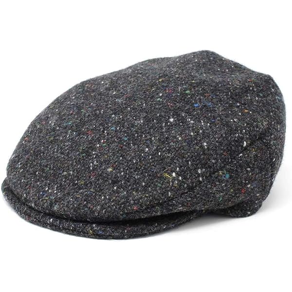 Failsworth Millinery Irish Linen Cap in Charcoal, Size