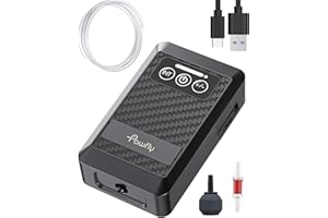 Pawfly Aquarium Lithium Battery Powered Air Pump USB Rechargeable Oxygen Pump Portable Live Bait Aerator Pump for Outdoor Fishing and Fish Transportation