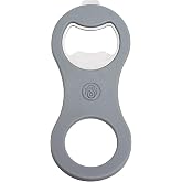 8SOM 2 in 1 Magnetic Beer Bottle Opener for Refrigerator and RV with Cap Catcher, Soft Touch Silicone Surface Protect Fridge, Pop Can Soda Can Opener for Long Nails, Ideal Gift