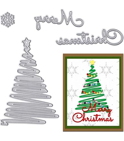 Christmas Tree Metal Cutting Dies For Craft Scrapb... – Grandado