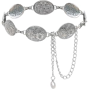 AI DEEBLUE Chain Belt for Women, Adjustable Waist Belt for Fashion Outfits | Adjustable Chain Fit, Stylish Chain Design, Easy