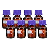 PATIKIL 8 Pack Reagent Media Storage Bottles, 50ml