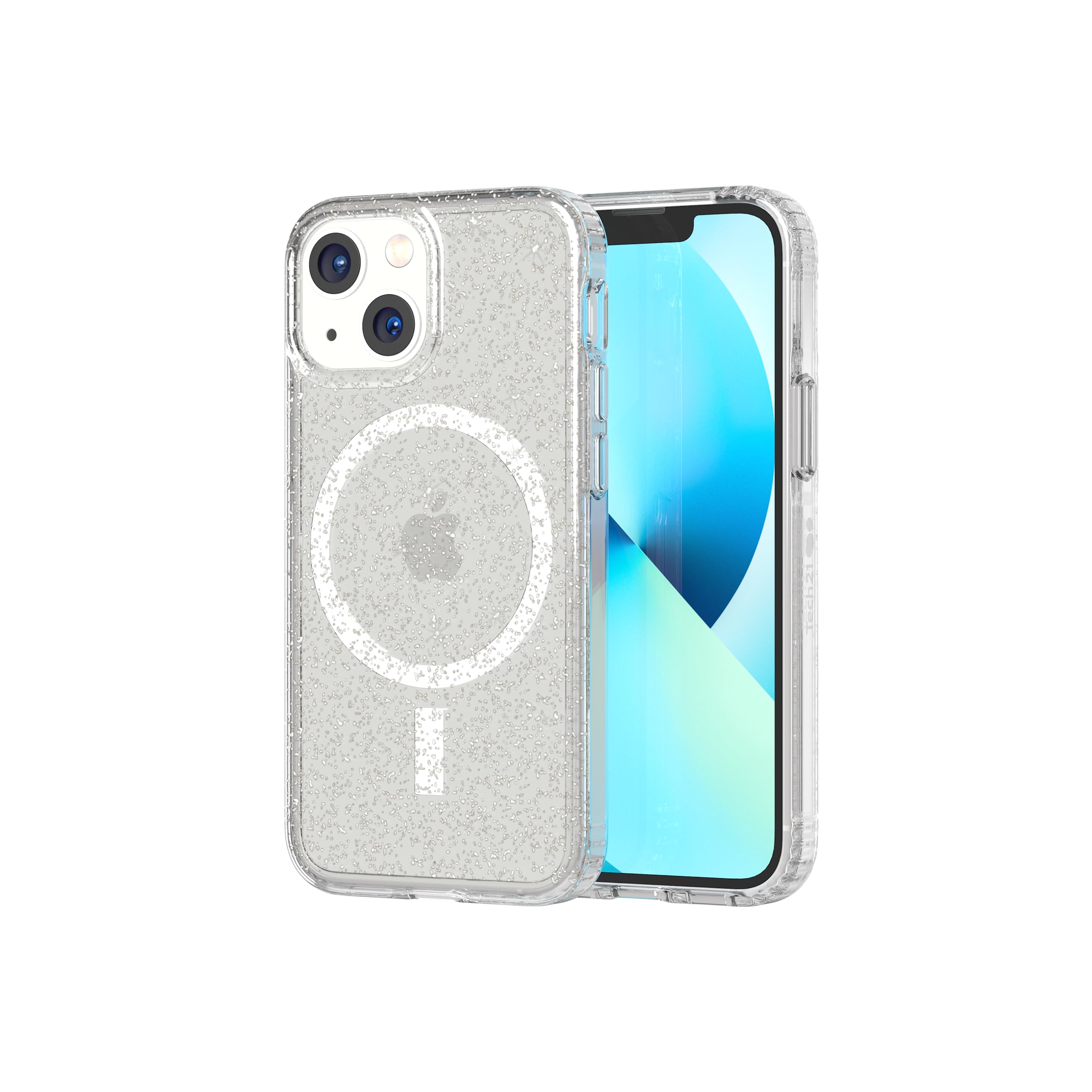 Tech21 Evo Sparkle for iPhone 13 Mini – With Magsafe Integrated Shimmering Phone Case with 12ft Multi-Drop Protection
