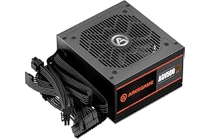 ARESGAME AGV Series 500W Power Supply, 80 Plus Bronze Certified, Non Modular Power Supply, 5 Year Warranty