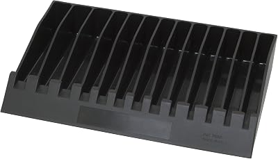 Lisle 40460 Black Plastic Pliers Wrench Rack Holds 13 Tools Upright