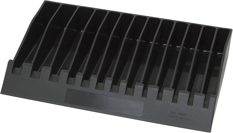 Lisle 40460 Black Plastic Pliers Wrench Rack Holds 13 Tools Upright