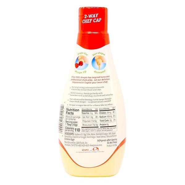 KEWPIE SQUEEZE MAYONNAISE, 12 FL. OZ