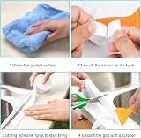 Mooshy Bath Sealant Strip 6.4m White Waterproof Caulk Tape Kitchen Bathroom view 3
