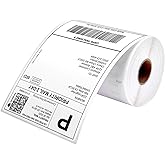 MUNBYN 4"x6" Direct Thermal Printer Label, Shipping Labels Compatible with Rollo, Jadens, Nelko, DYMO 4XL 1744907,1755120, 220 Sheets/Roll