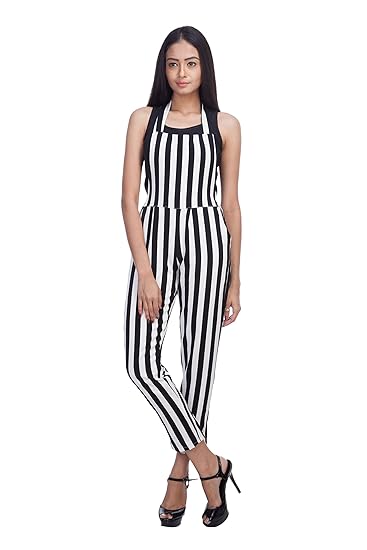 black cotton dungarees