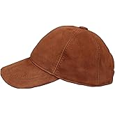 HATSQUARE Suede Leather Unisex Baseball Cap