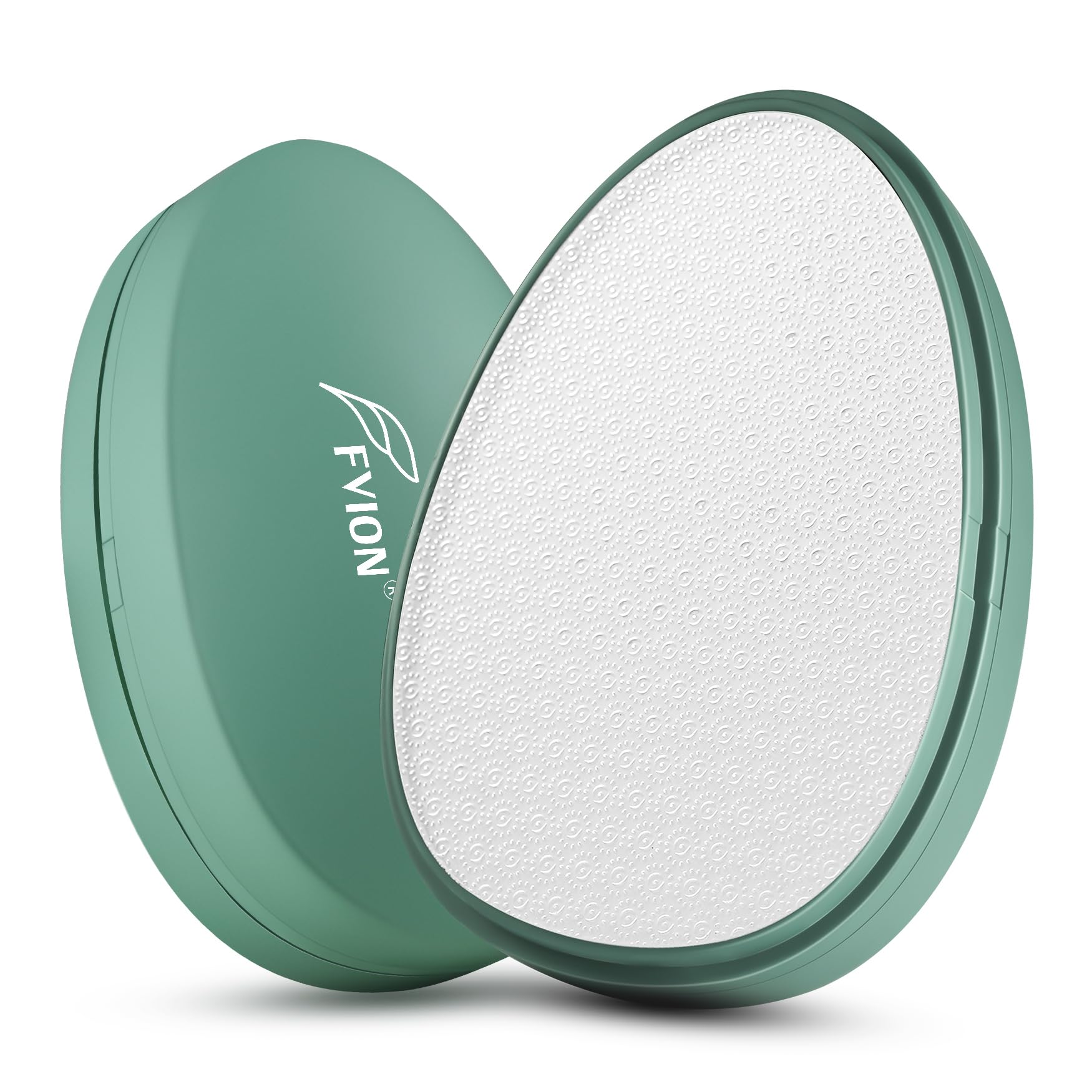 FVION Nano Glass Foot File Callus Remover – Gentle Glass Foot Hard Skin Foot Scraper, Effective Feet Scrubber for Dead Skin, and Portable Pedi Egg Foot Care Tool (Green)