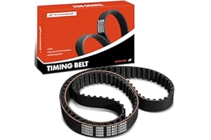 A-Premium Engine Timing Belt Compatible with Ford Escape Fusion 2013-2020, Fiesta 2010-2019, Courier 2005-2011, Fiesta Ikon 2011-2015, Transit Connect 2014-2016, 1.5L 1.6L - Replace# BE8Z6268C