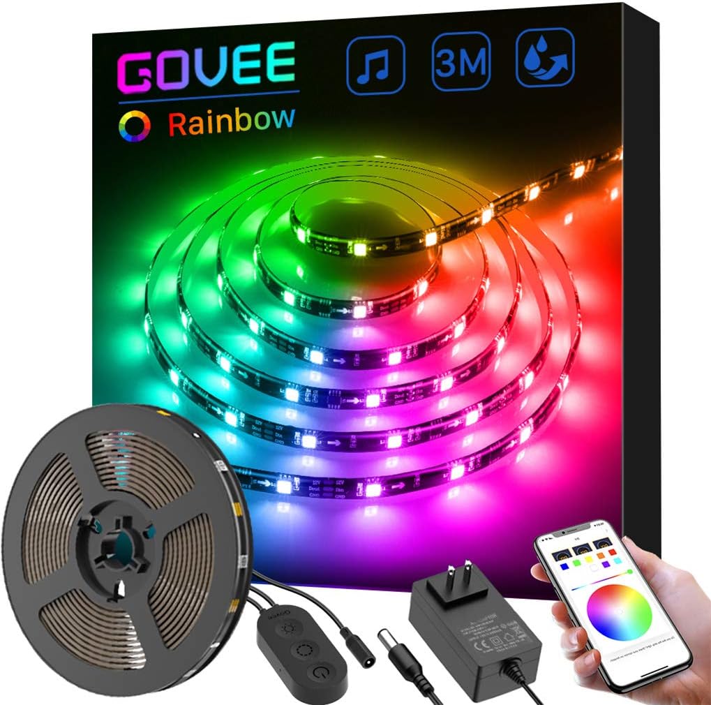 Govee DreamColor Led Strip Lights Music Sync App Control Waterproof 9