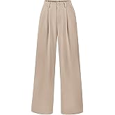 PRETTYGARDEN Wide Leg Pants for Women Trendy 2026 Fall High Waisted Business Casual Outfits Work Pant Trousers