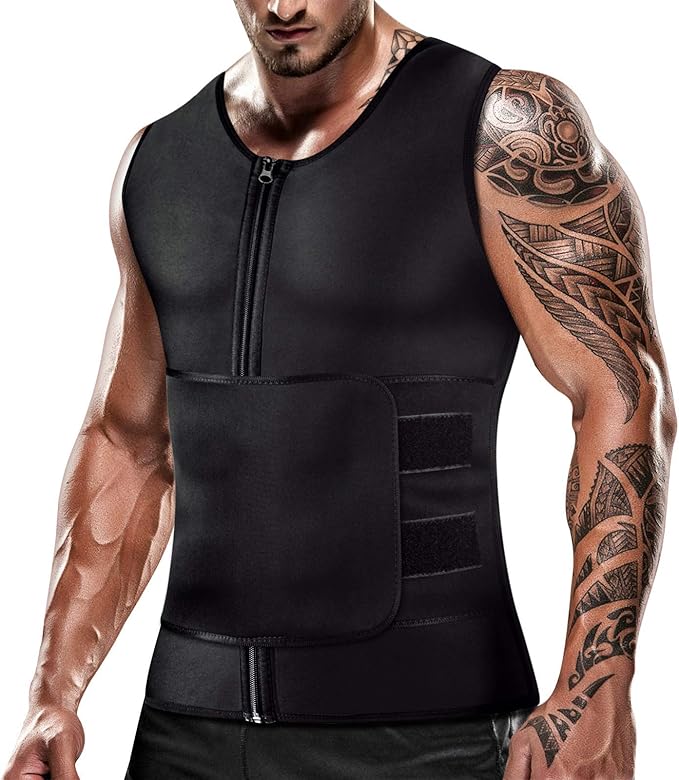 zipper sauna vest
