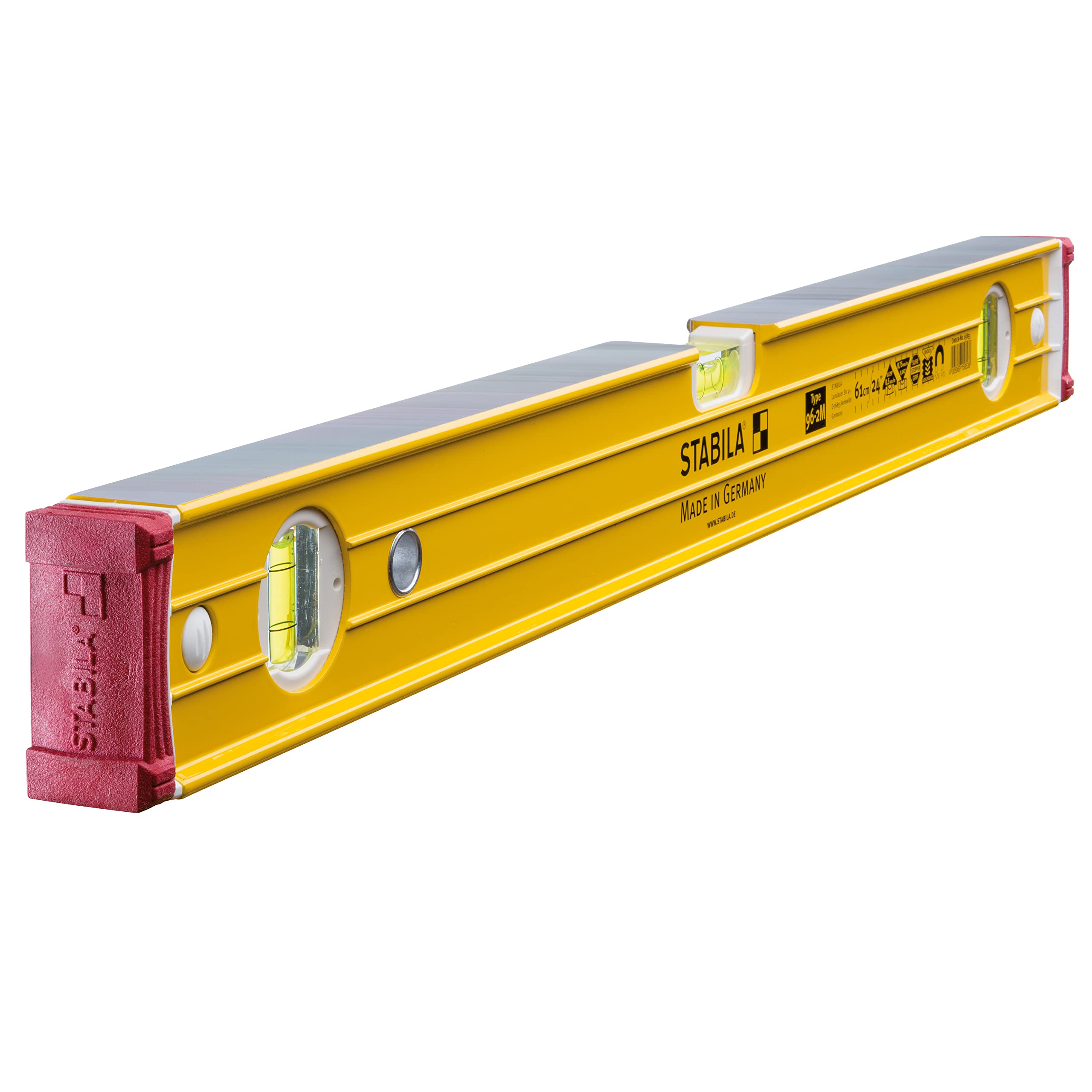 96-M-2 Magnetic Spirit Level 3 Vial 60cm