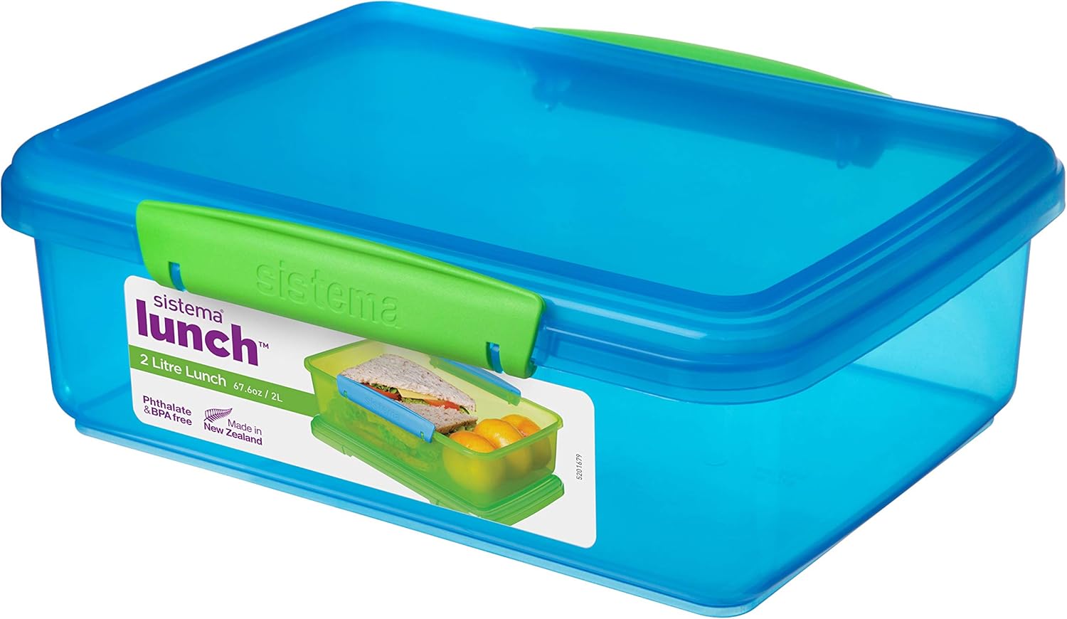 Sistema Lunch Blue, 2 L Polypropylene Amazon.co.uk Kitchen & Home