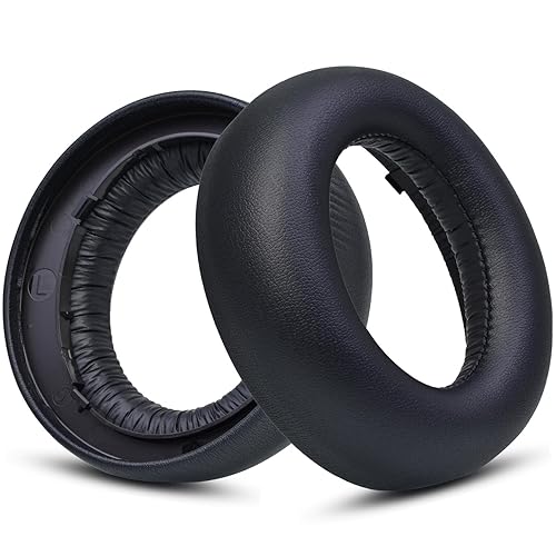 Earpads Replacement for Sony PlayStation Pulse 3D Wireless Headset PS5, Ear  Pads Cushions with Noise Isolation Foam (Black(Soft Leather Memory