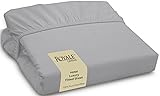 Royale Linens Fitted Sheet King - Ultra Soft 1800