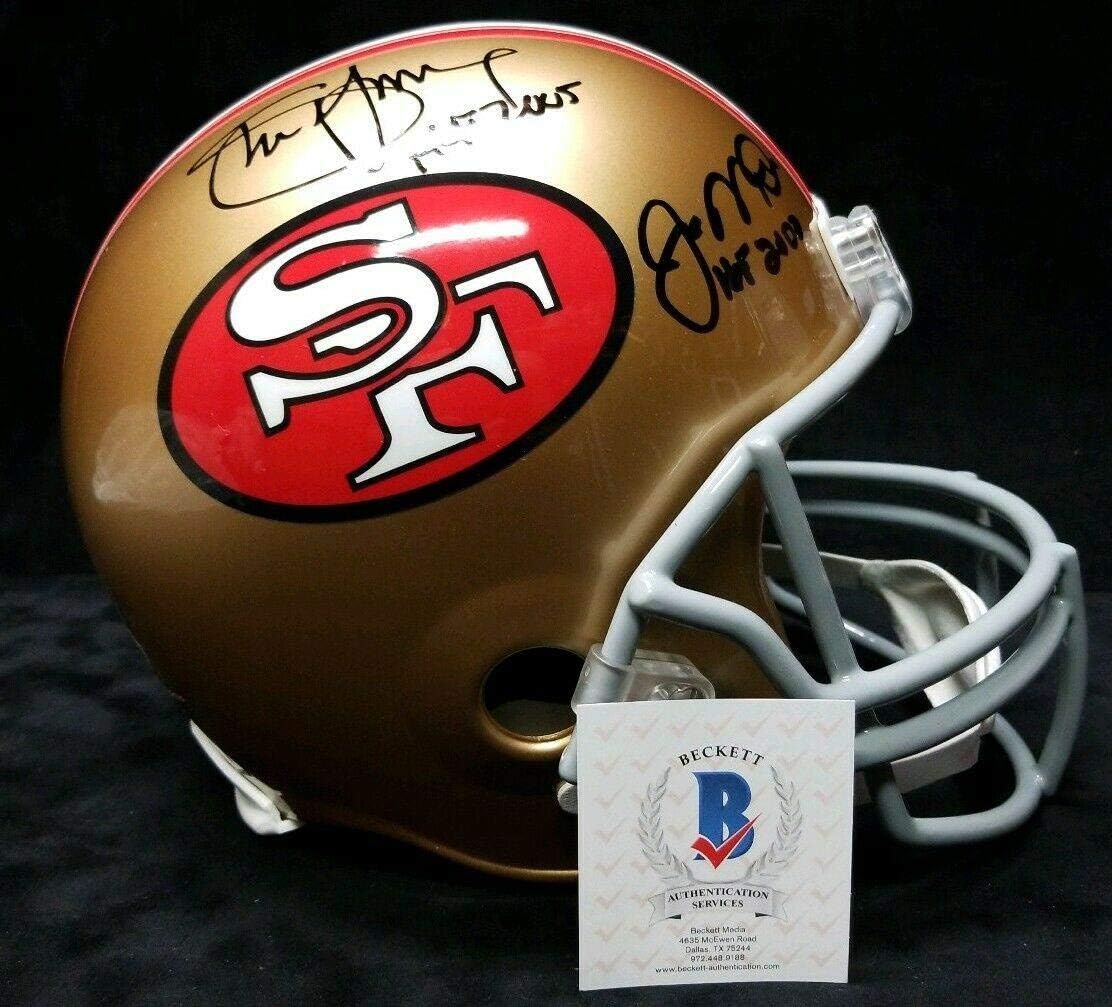 steve young autographed helmet