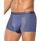Arjen Kroos Mens Boxer Briefs Sexy Modal Mesh Underwear with Pouch Moisture Wicking Breathable Trunks 1 Pack