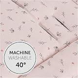 hauck Padded Pushchair Liner Flowers Rose Universal Fit 70 x 37 cm view 7