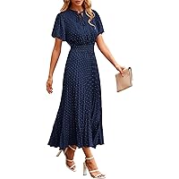 Lands' End Women's Cotton Modal Vneck Wrap Midi Dress X-Small Frosted Green  Flower Patch at Amazon Women's Clothing store