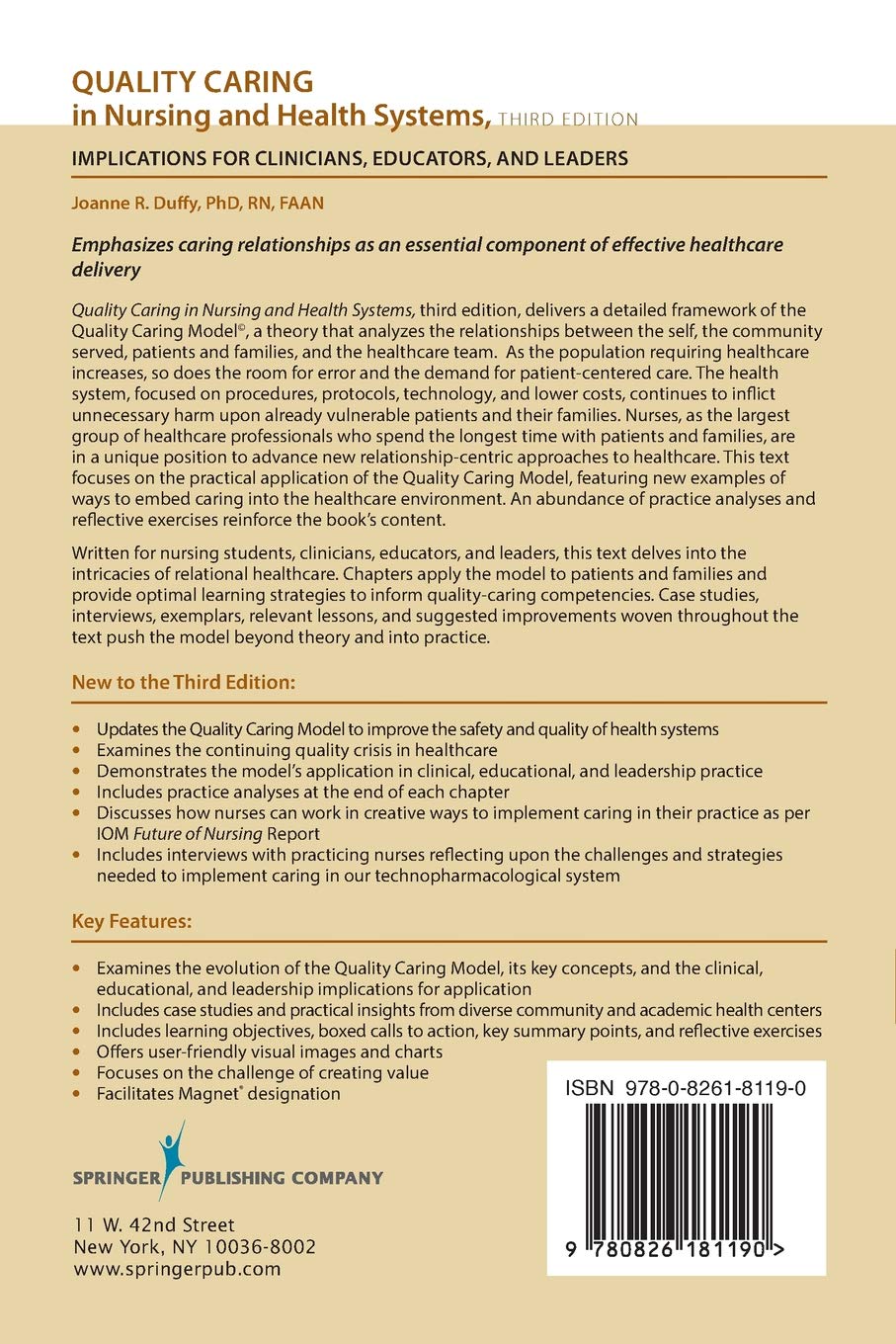 Quality Caring in Nursing and Health Systems: Implications for Clinicians, Educators, and Leaders - Image 3