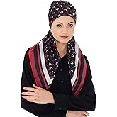 dscarf Headwear Pre Tied Head Scarves for Patterned Women Featuring | Soft Chemo Head Wear Headcover Ready Headwear