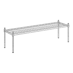 Zedfire 18" x 48" x 14" Chrome Wire Storage