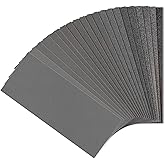 Sandpaper Set, Wet Dry Sandpaper, 120/220/320/600/800/1000/2000 Grit Sander Sheets for Wood, Metal, Automotive Sanding and Polishing, 21 Sheets (9 x 3-2/3 Inch)