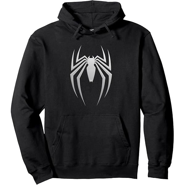 Amazon.com: Spider Web with Black Spider Pullover Hoodie