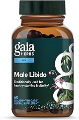 Gaia Herbs Male Libido - Herbal Supplement with Saw Palmetto, Horny Goat Weed & Oats - Traditional Herbs to Support Vitality 