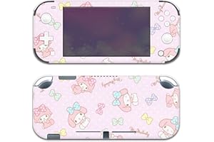 BelugaDesign Hello Melody Switch Skin | Cute Cutecore Kawaii Pastel Sticker Wrap Vinyl Decal | Bunny Animal Anime Kawaii Japanese Cartoon Game l Compatible with Nintendo Switch (Switch Lite, Pink)
