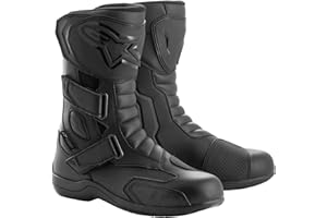 Alpinestars Radon Drystar Motorcycle Boots, CE-Certified All-Weather Touring Gear, Waterproof & Durable Riding Protection