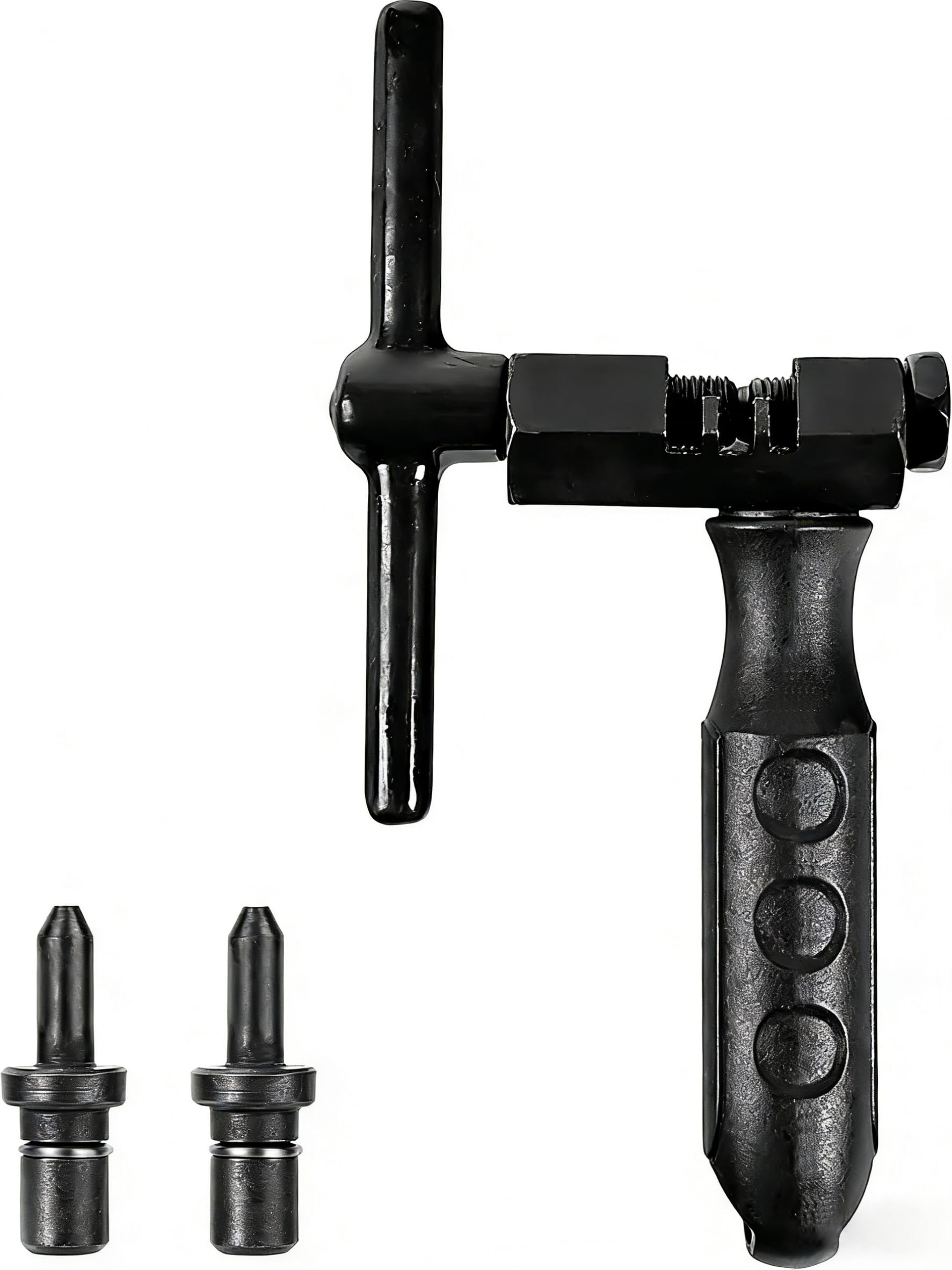 Yuiturt Bicycle Chain Breaker Tool with 2 Replaceable Pin for 6/7/8/9/10/11/12 Speed Chains, Universal Bike Chain Link Breaker, Chain Splitter Tool for Removing, Bicycle Chains Cutter