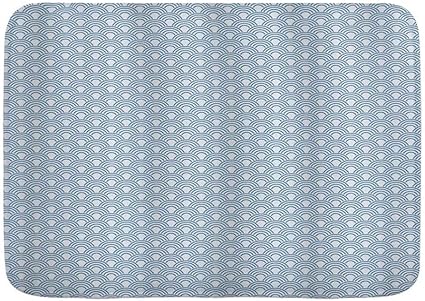 NUXIANY Felpudo Alfombras de baño,Olas oceánicas conceptuales