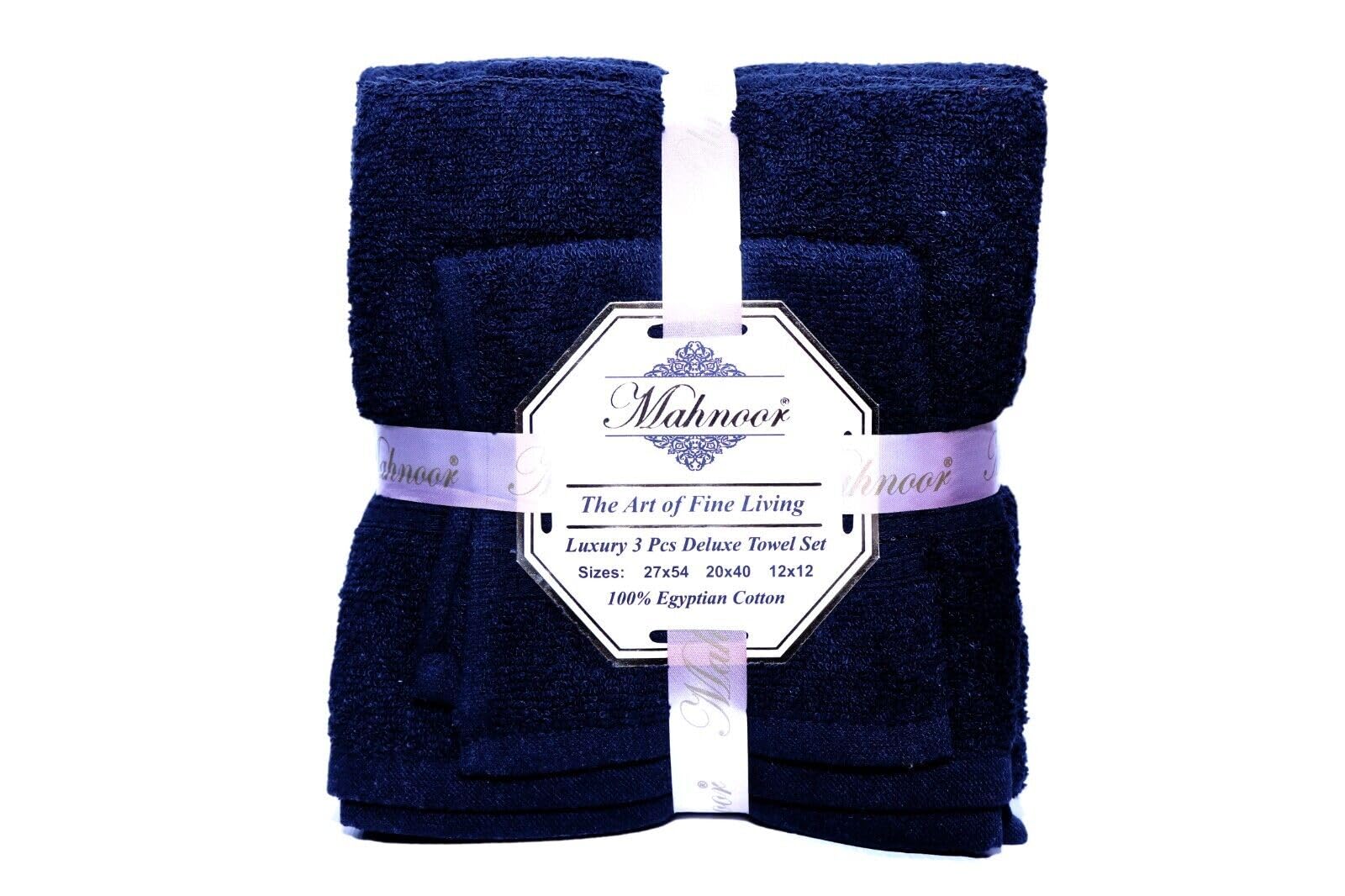 ARA CHOICE 1 & 3pcs 100% Egyptian Cotton Towel Bale Set Bathroom Hand Bath and Face Towels Machine Washable Tumble dry low – remove promptly (Face,Hand,Bath Towels Set)